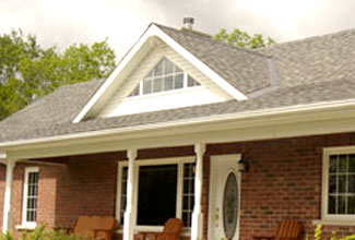 house with new roof, new shingles